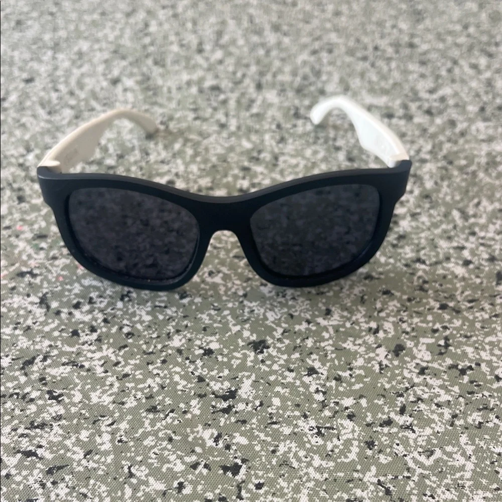 Babiators Black Front with White Patterned Arms Sunglasses